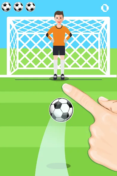 Penalty Shootout Game Offline (Пенальти игра без подключения к интернету)  [МОД Menu] Screenshot 2