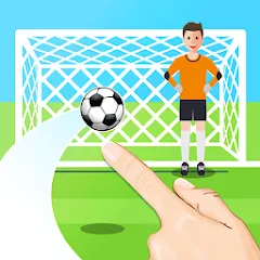 Скачать взлом Penalty Shootout Game Offline (Пенальти игра без подключения к интернету)  [МОД Menu] на Андроид