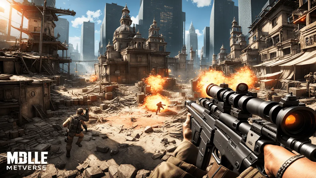 FPS Commando Shooting Games 3D  [МОД Mega Pack] Screenshot 1