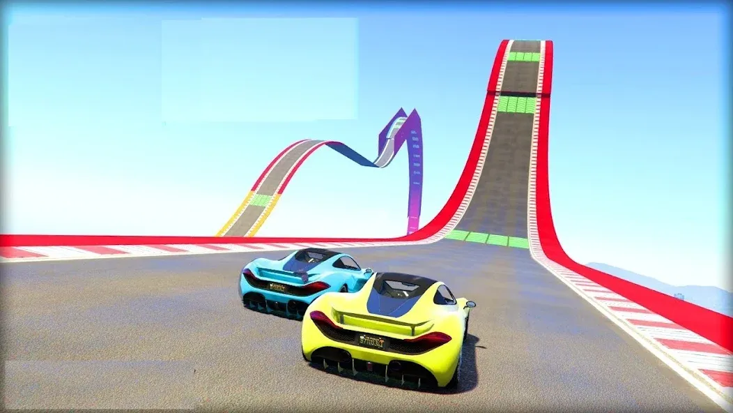 Mega Ramp Car Offline Games  [МОД Все открыто] Screenshot 2