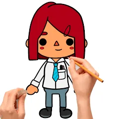 Скачать взлом How to draw Toca [МОД Все открыто] на Андроид