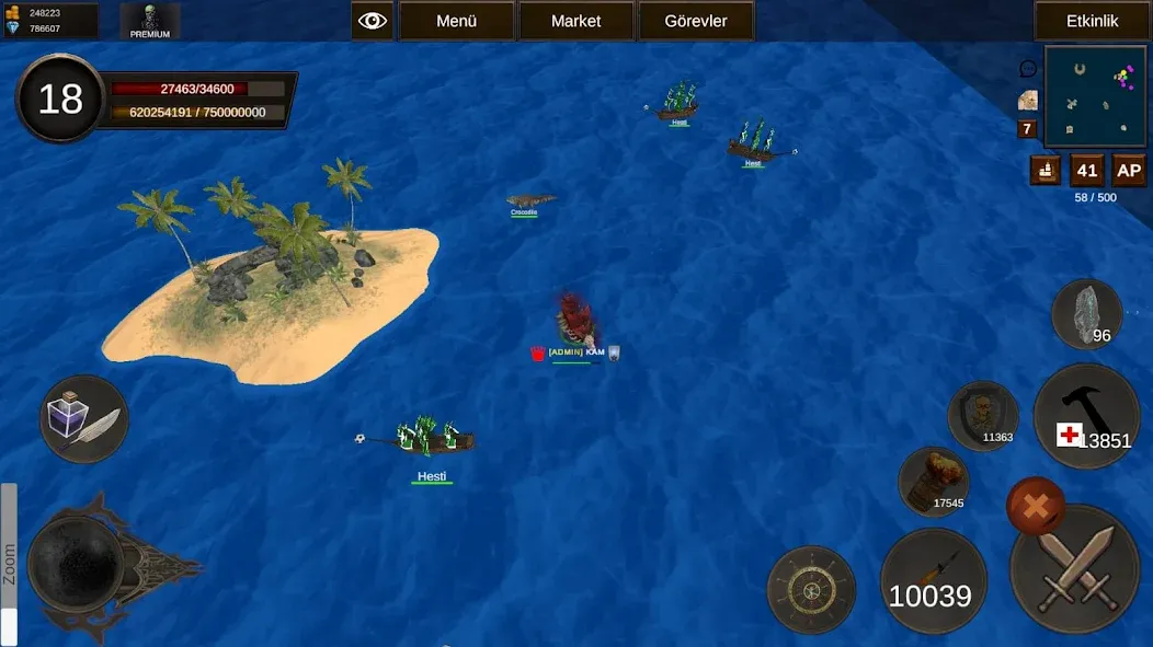 Naval Battle Online (Навальное Сражение Онлайн)  [МОД Unlimited Money] Screenshot 2