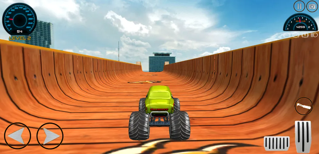 Monster Truck Car Game 3d (Монстр Трак Стант)  [МОД Меню] Screenshot 5