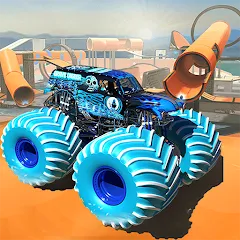 Скачать взлом Monster Truck Car Game 3d (Монстр Трак Стант) [МОД Меню] на Андроид