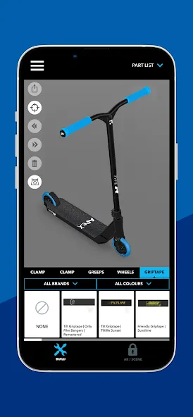 Scooter 3D custom builder (Скутер 3D настраиваемый конструктор)  [МОД Все открыто] Screenshot 3