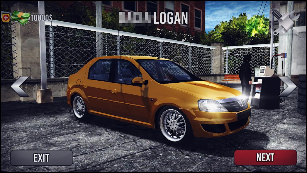 Logan Drift Simulator (Логан Дрифт Симулятор)  [МОД Бесконечные деньги] Screenshot 1