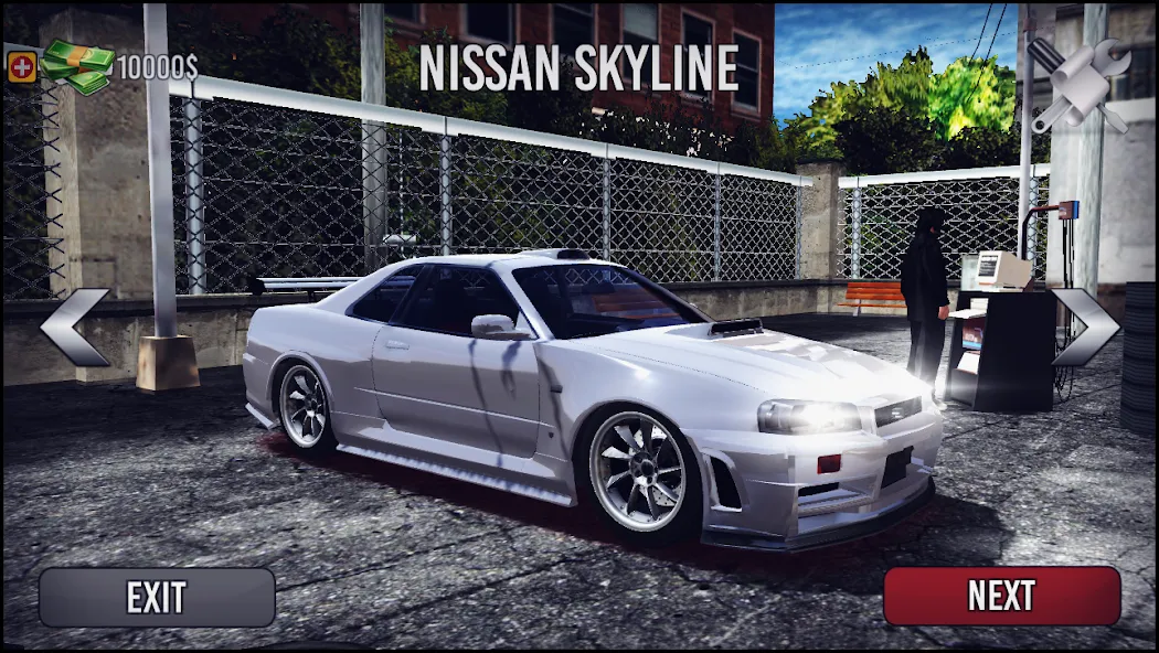 Skyline Drift Simulator (Скайлайн Дрифт Симулятор)  [МОД Mega Pack] Screenshot 2