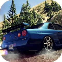 Скачать взлом Skyline Drift Simulator (Скайлайн Дрифт Симулятор) [МОД Mega Pack] на Андроид