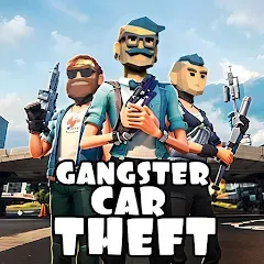 Скачать взлом Gangster Car Theft Games (Гангстерская автомобильная война игр)  [МОД Бесконечные монеты] на Андроид