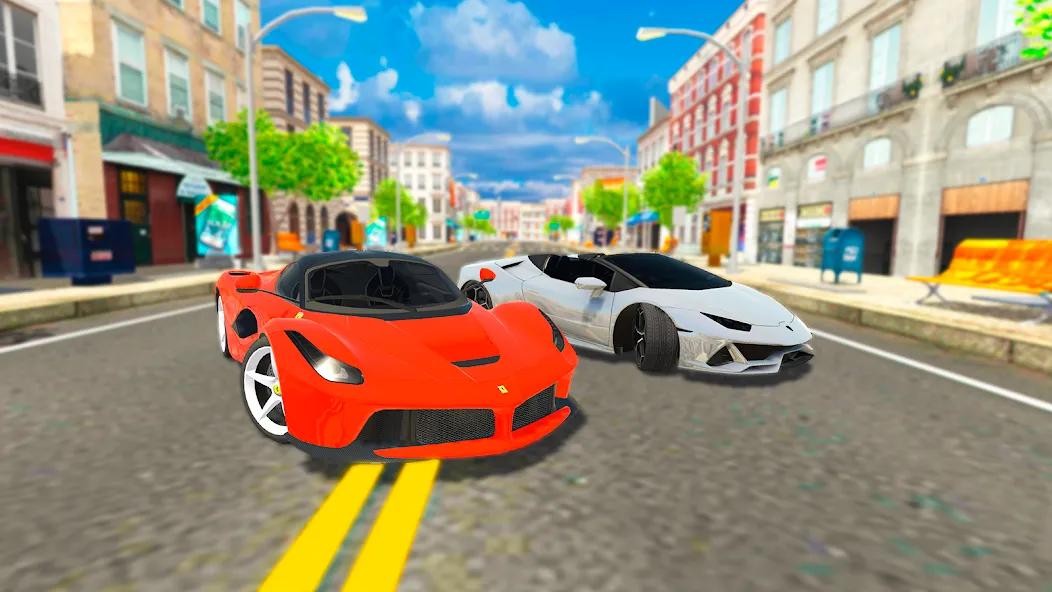 Car Driving Simulator: Online (Кар Драйвинг Симулятор)  [МОД Все открыто] Screenshot 1