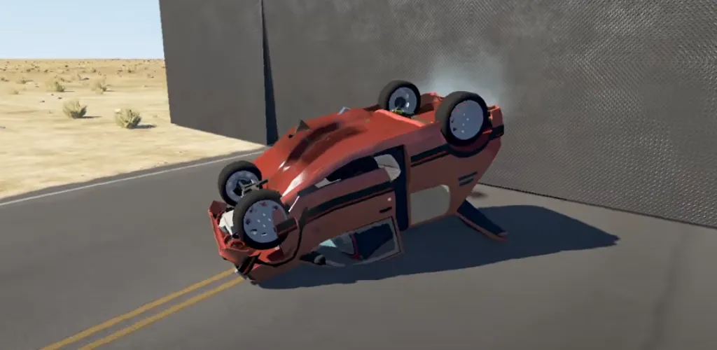 Realistic Car Crash Simulator  [МОД Бесконечные монеты] Screenshot 1