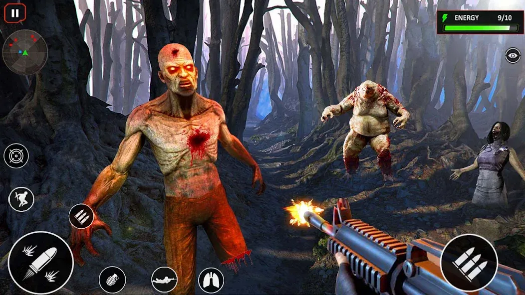 Sniper Zombie Shooting (Зомби стреляющая оффлайн игра)  [МОД Все открыто] Screenshot 5