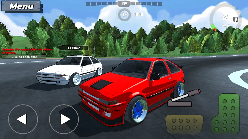 Drift King: Online (Дрифт Кинг)  [МОД Menu] Screenshot 1