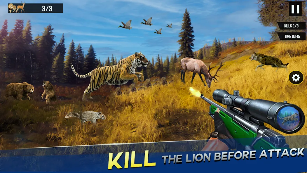 Sniper Animal Deer Hunter Game (Снайперские игры на животных)  [МОД Unlocked] Screenshot 3