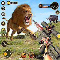 Скачать взлом Sniper Animal Deer Hunter Game (Снайперские игры на животных)  [МОД Unlocked] на Андроид