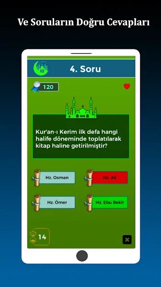 İslami Bilgi Yarışması  [МОД Mega Pack] Screenshot 3