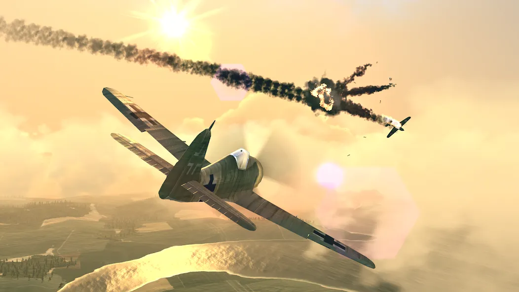 Warplanes: WW2 Dogfight (Варплейнс)  [МОД Unlocked] Screenshot 2