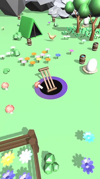 Hole Vacuum 3D (Хол Вакуум 3Д)  [МОД Menu] Screenshot 5