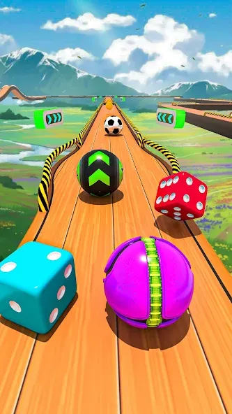 Rolling Ball Game Hop Ball Run (Гоинг Боллс Гейм)  [МОД Меню] Screenshot 2