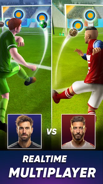 SOCCER Kicks - Stars Strike 24 (ФУТБОЛ Киксы)  [МОД Много денег] Screenshot 1