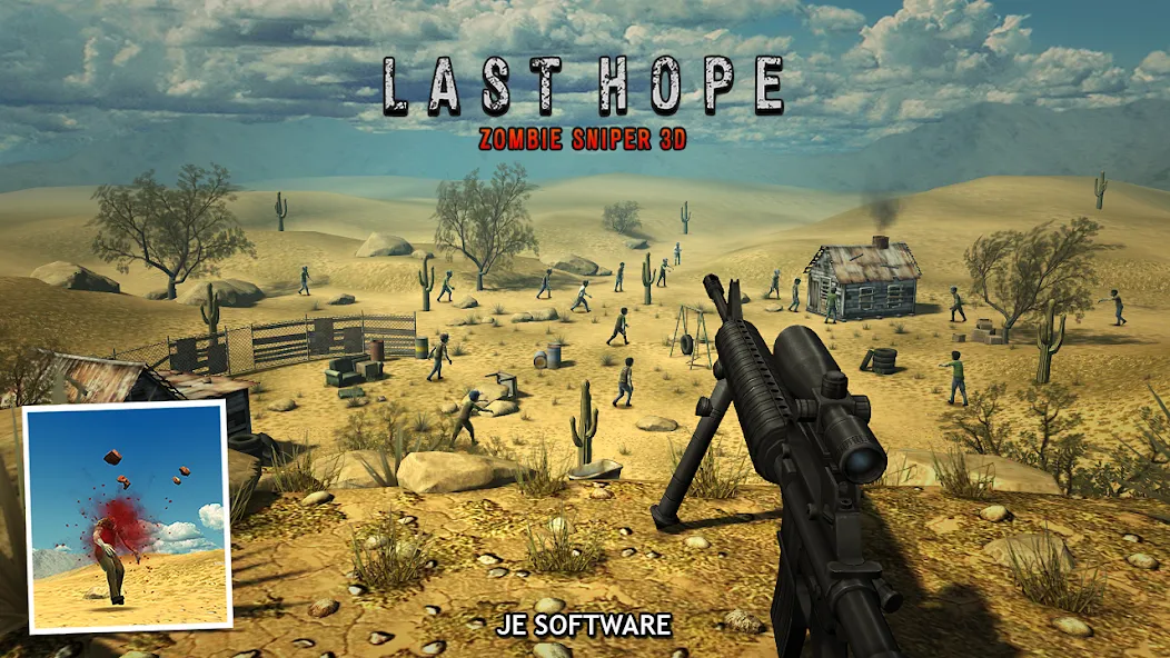 Last Hope - Zombie Sniper 3D (Ласт Хоуп)  [МОД Бесконечные монеты] Screenshot 3