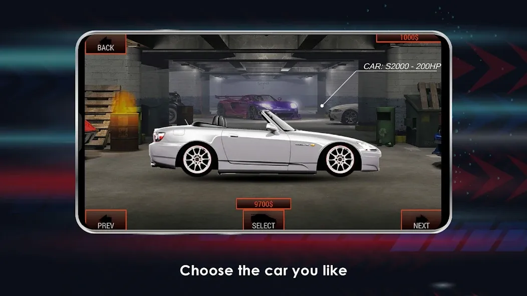 Japan Drag Racing (Драгрейсинг в Японии)  [МОД Много денег] Screenshot 1