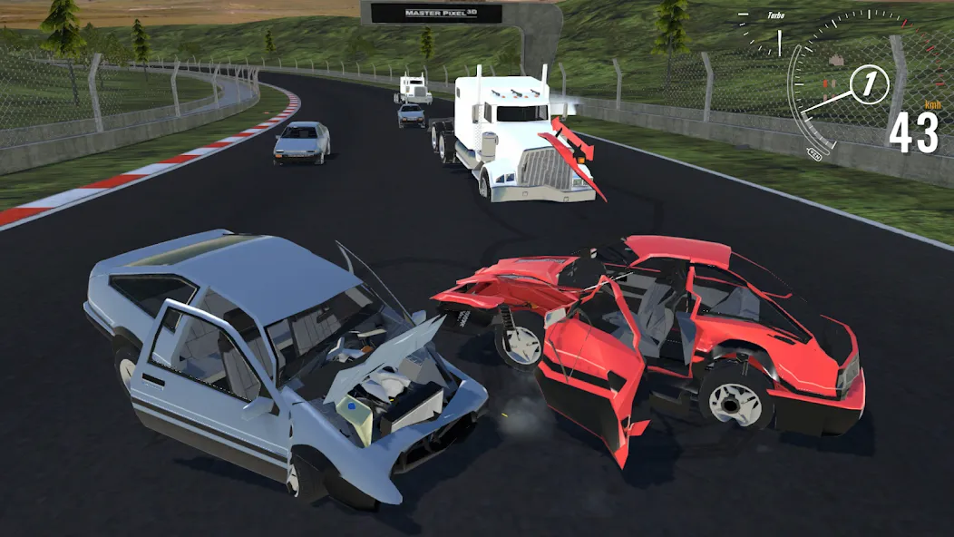 Destructive Car Race Generator (Деструктивный Генератор Гоночных Автомобилей)  [МОД Много денег] Screenshot 1