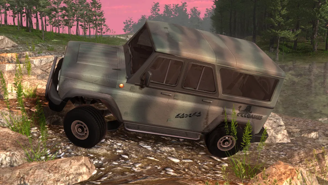 Offroad 4x4 Russian: Uaz Niva (Оффроуд 4х4 Русский)  [МОД Много денег] Screenshot 2