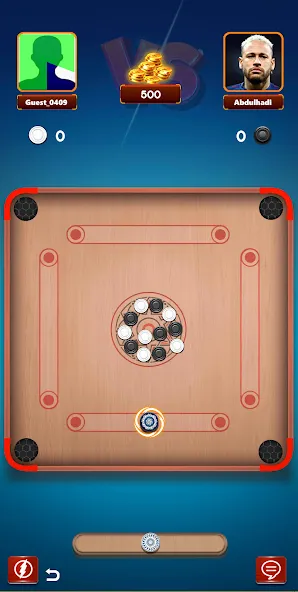 Carrom Board Clash : Pool game (Карром борд пул игра)  [МОД Unlimited Money] Screenshot 1