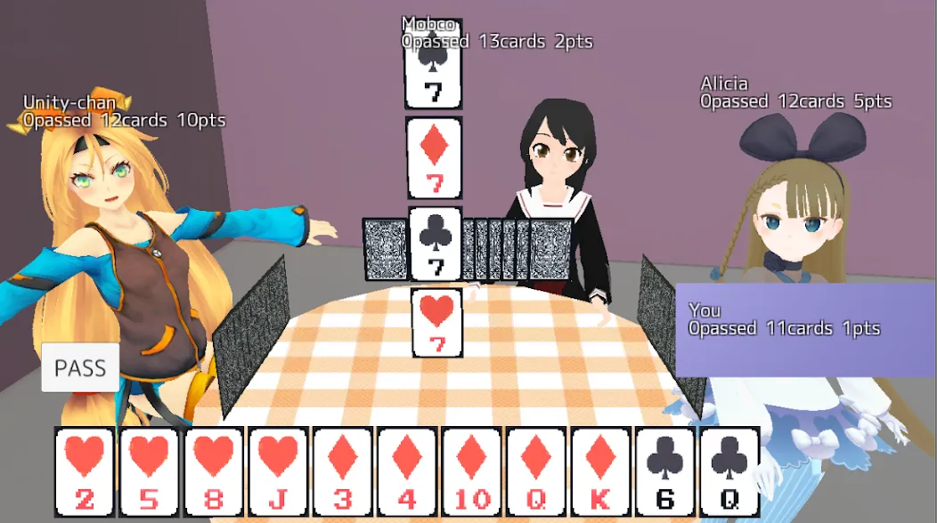 Sevens card game (Севенс карточная игра)  [МОД Много монет] Screenshot 2