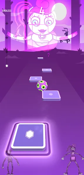 Mommy 3D Music Tiles Hop Game (Мамочка 3D Музыкальная Игра По Прогулкам Плитки)  [МОД Много денег] Screenshot 5