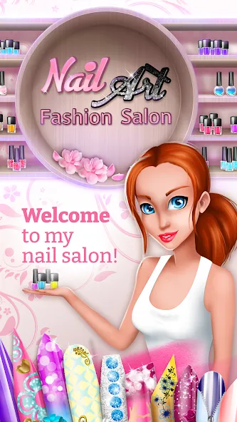 Nail Art Fashion Salon Game  [МОД Бесконечные монеты] Screenshot 2