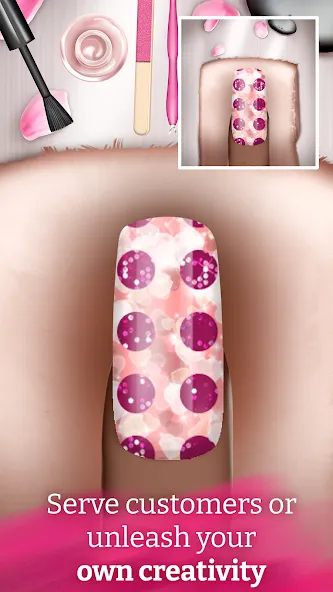 Nail Art Fashion Salon Game  [МОД Бесконечные монеты] Screenshot 3