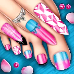 Скачать взлом Nail Art Fashion Salon Game  [МОД Бесконечные монеты] на Андроид