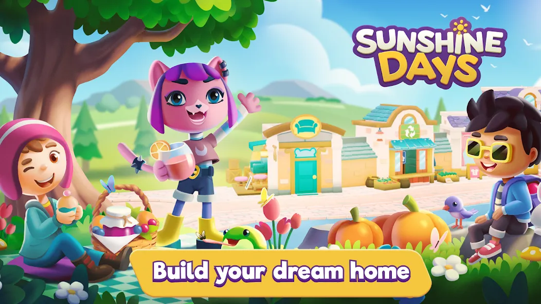 Sunshine Days - Build A Home (Саншайн Дэйз)  [МОД Unlocked] Screenshot 1