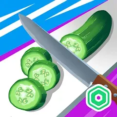 Скачать взлом Super Slices Robux Roblominer (упер Слайсес Робукс Робломайнер)  [МОД Много денег] на Андроид