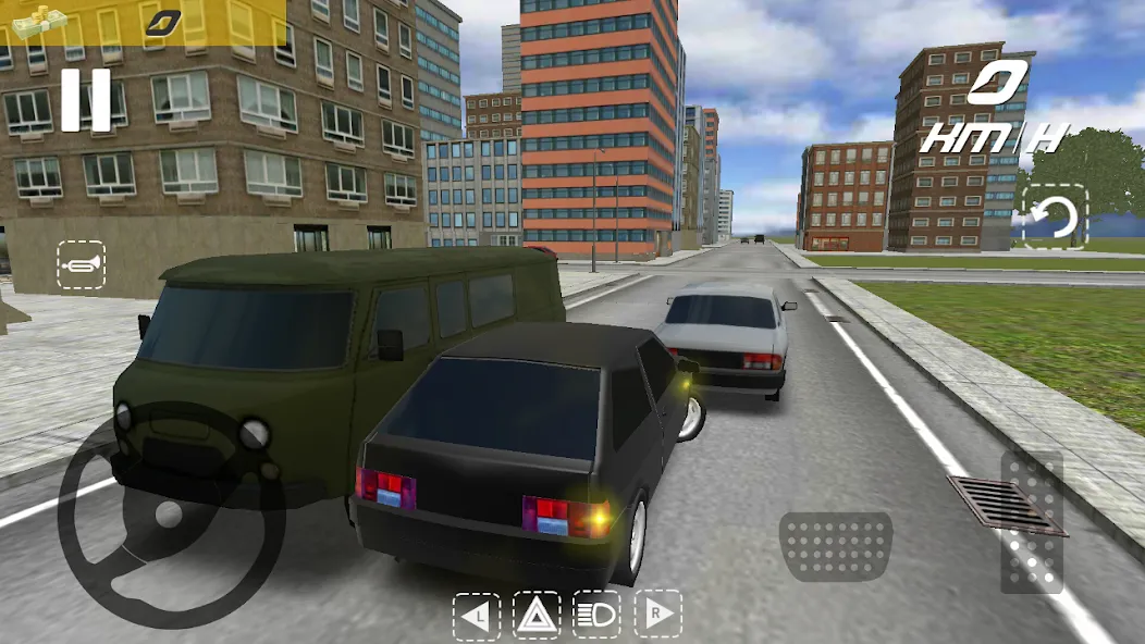 Russian Cars: 8 in City  [МОД Бесконечные монеты] Screenshot 3