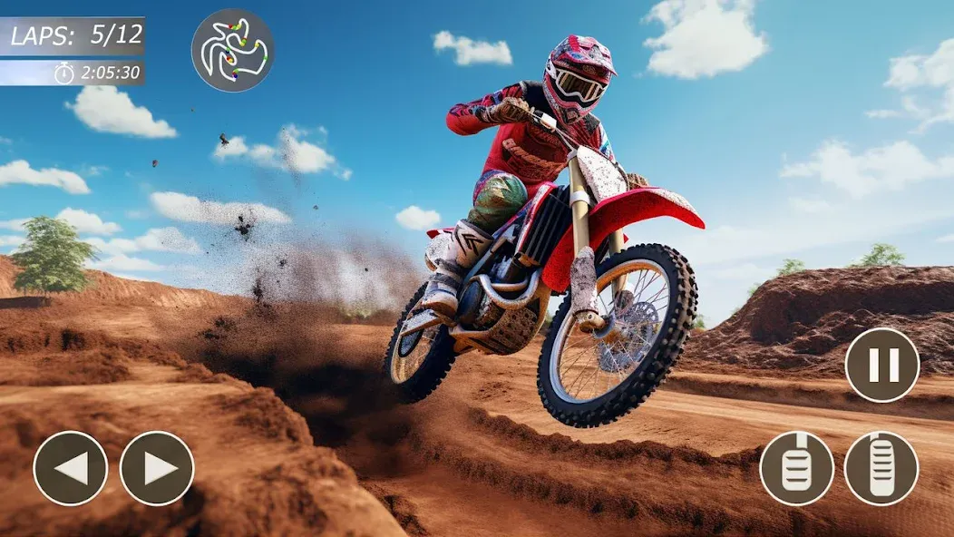 MX Bikes: Motocross Dirt bikes  [МОД Много монет] Screenshot 2