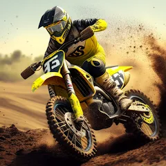 Скачать взлом MX Bikes: Motocross Dirt bikes [МОД Много монет] на Андроид