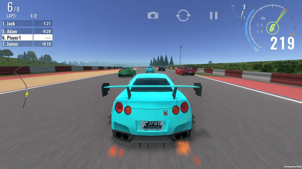 First Racer (Фрст Рейсер)  [МОД Меню] Screenshot 1