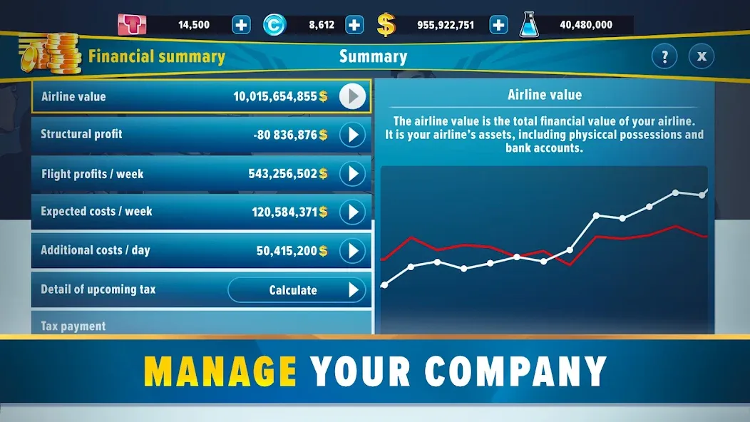 Airlines Manager: Plane Tycoon (Эйрлайнс Менеджер)  [МОД Mega Pack] Screenshot 5