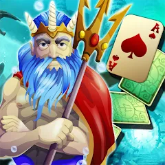 Скачать взлом Solitaire Atlantis (олитэр Атлантис)  [МОД Бесконечные деньги] на Андроид