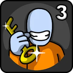 Скачать взлом One Level 3 Stickman Jailbreak (Один Уровень 3)  [МОД Много денег] на Андроид