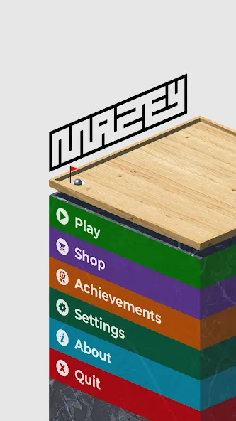 Mazey - Wooden Tilt Maze Game (Мазей)  [МОД Бесконечные монеты] Screenshot 1