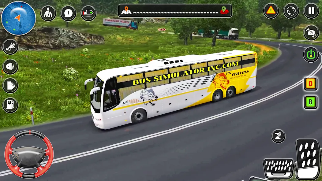 City Coach Bus City Bus Games  [МОД Много денег] Screenshot 4