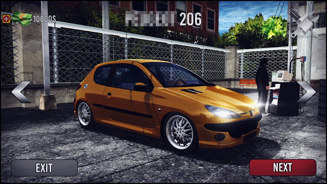 206 Drift Simulator (Дрифт Симулятор)  [МОД Unlocked] Screenshot 1