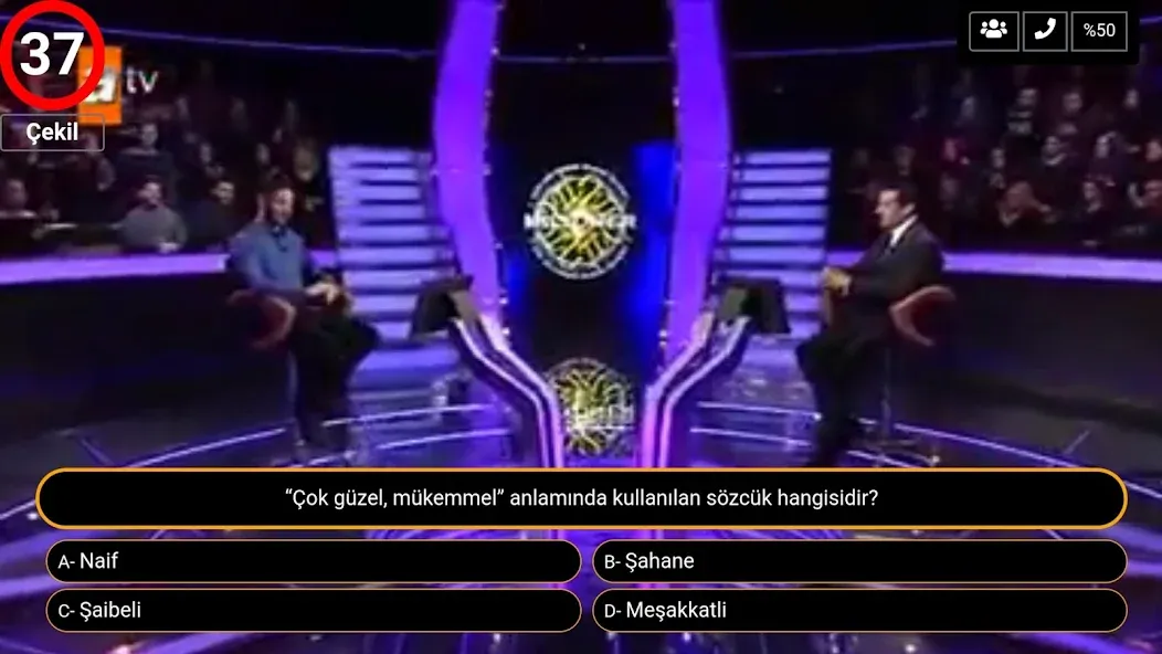 Milyoner Bilgi Yarışması -SWT  [МОД Unlimited Money] Screenshot 2