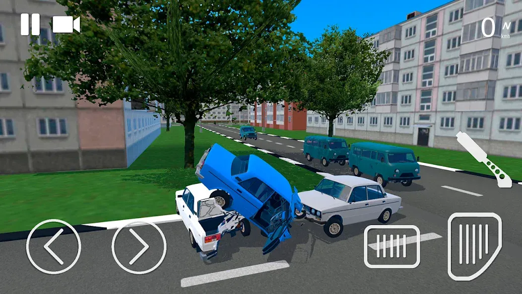 Russian Car Crash Simulator (Рашн Кар Краш Симулятор)  [МОД Mega Pack] Screenshot 2