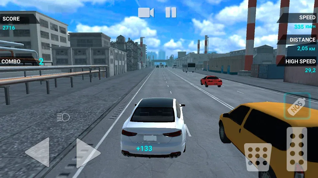 Traffic Racer Speeding Highway (Трафик Рейсер Скоростная Шоссе)  [МОД Mega Pack] Screenshot 1