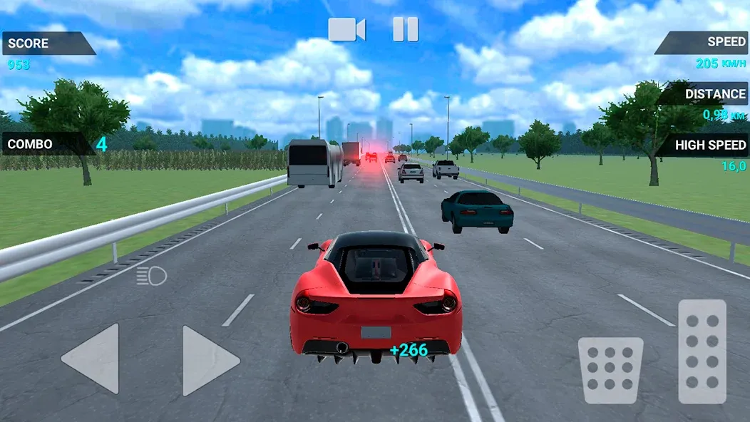 Traffic Racer Speeding Highway (Трафик Рейсер Скоростная Шоссе)  [МОД Mega Pack] Screenshot 2